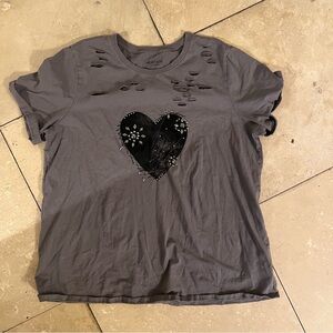 Torrid Heritage Knit Top in Gray